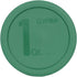 Pyrex Bundle - 4 Items: 322-PC Green, 323-PC Orange, 325-PC Blue, 326-PC Red Lids for Pyrex Mixing Bowls (Not Sculpted)